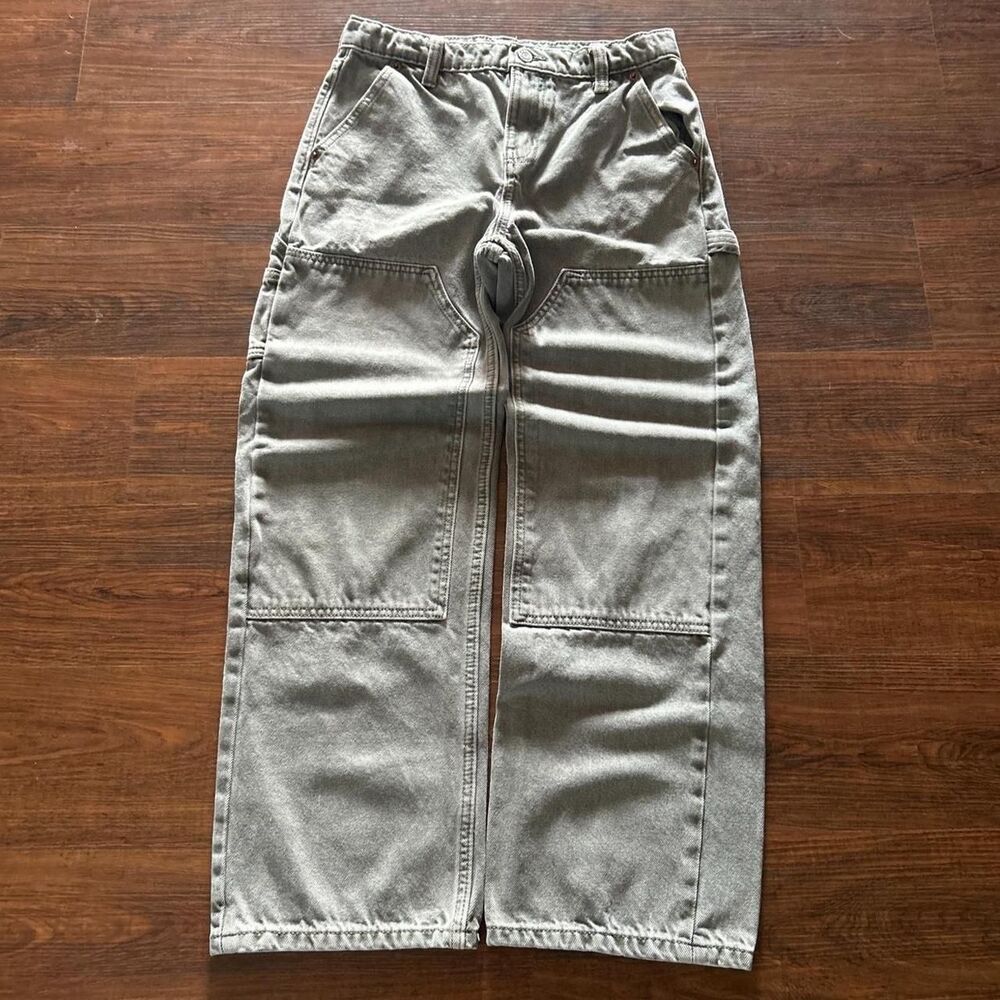 Old-navy Grey and Green Trousers